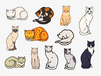 Set of cats. Elements from the public domain,.. | Free stock vector - 466809