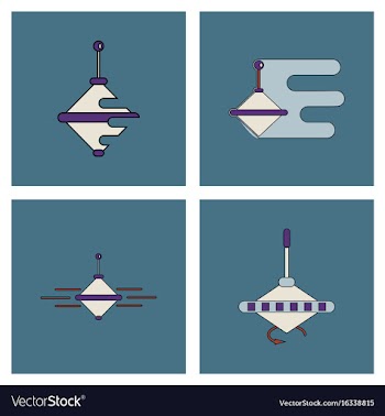Set of children toys in different sets in flet on vector image