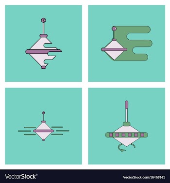 Set of children toys in different sets in flet on vector image