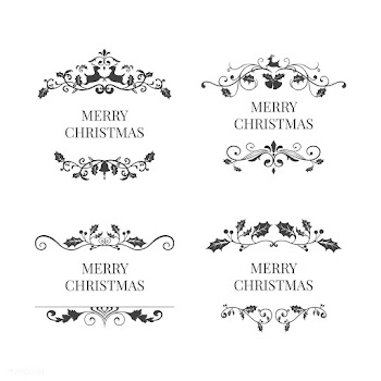 Set of Christmas badge design vectors | Free stock vector - 494366