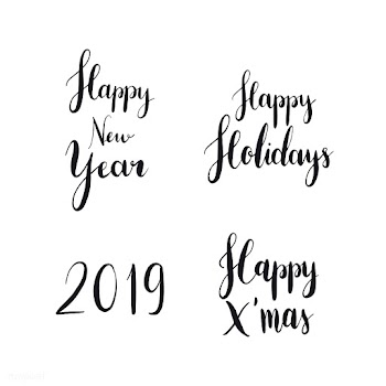 Set of Christmas holiday typography vectors | Free stock vector - 517783