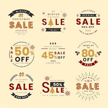Set of Christmas promotion vectors | Free stock vector - 493751