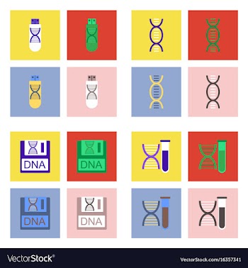 Set of clinical icons medical equipment on the vector image
