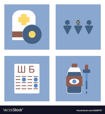 Set of clinical icons medical equipment on the vector image