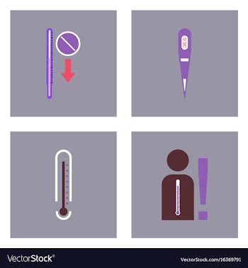 Set of clinical icons medical equipment on the vector image