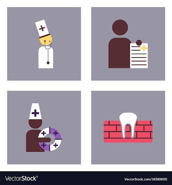 Set of clinical icons medical equipment on the vector image