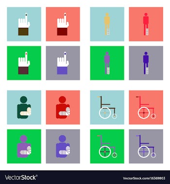 Set of clinical icons medical equipment on the vector image
