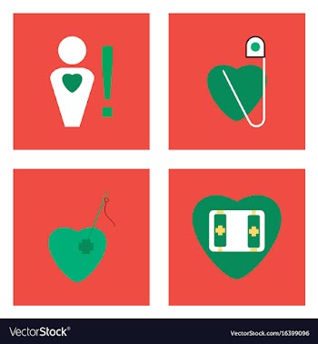 Set of clinical icons medical equipment on the vector image