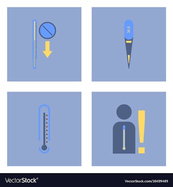 Set of clinical icons medical equipment on the vector image