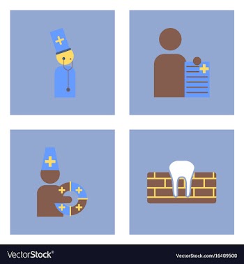 Set of clinical icons medical equipment on the vector image