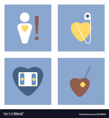 Set of clinical icons medical equipment on the vector image