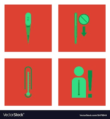 Set of clinical icons medical equipment on the vector image