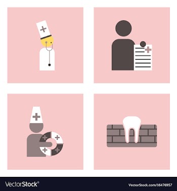 Set of clinical icons medical equipment on the vector image