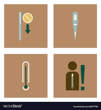 Set of clinical icons medical equipment on the vector image
