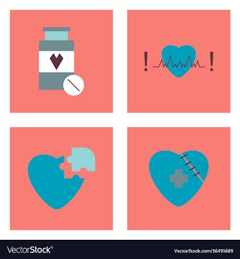 Set of clinical icons medical equipment on the vector image