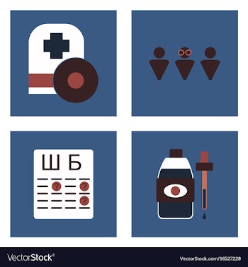 Set of clinical icons medical equipment on the vector image