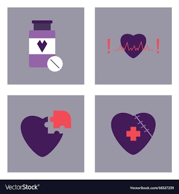 Set of clinical icons medical equipment on the vector image