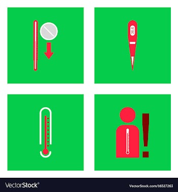 Set of clinical icons medical equipment on the vector image