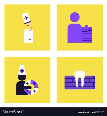 Set of clinical icons medical equipment on the vector image