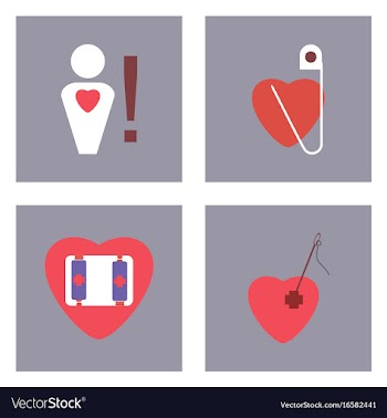 Set of clinical icons medical equipment on the vector image