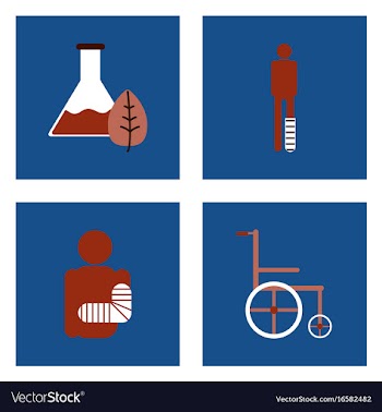Set of clinical icons medical equipment on the vector image