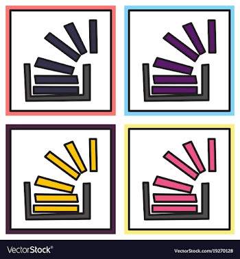 Set of code logo overlow social social media vector image