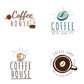 Set of coffee shop logos vector | Free stock vector - 520745