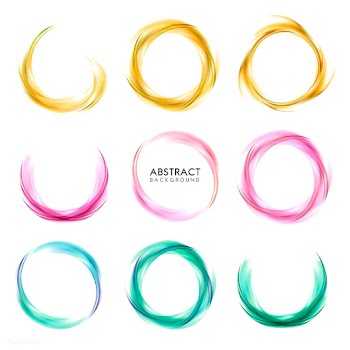 Set of colorful abstract background design | Free stock vector - 484194