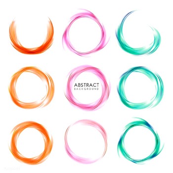 Set of colorful abstract background design | Free stock vector - 484217