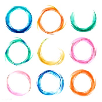 Set of colorful abstract background design | Free stock vector - 484257