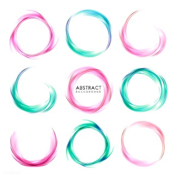 Set of colorful abstract background design | Free stock vector - 484330
