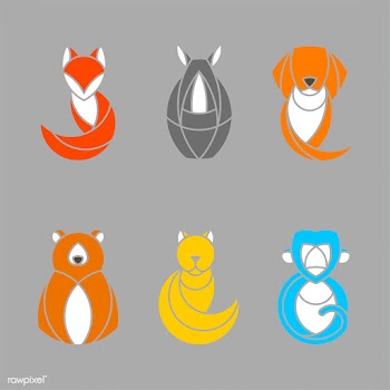 Set of colorful animal vectors | Free stock vector - 520879