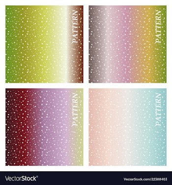 Set of colorful geometric background fluid shapes vector image