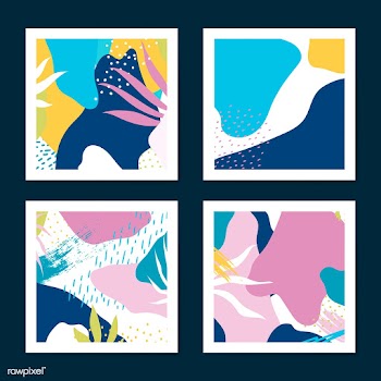 Set of colorful Memphis style backgrounds vec.. | Free stock vector - 539967
