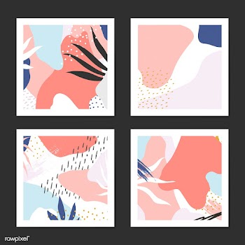 Set of colorful Memphis style backgrounds vec.. | Free stock vector - 539984
