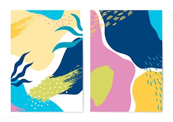 Set of colorful Memphis style backgrounds vec.. | Free stock vector - 540043