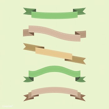 Set of colorful ribbon vectors | Free stock vector - 494774