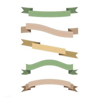 Set of colorful ribbon vectors | Free stock vector - 494787