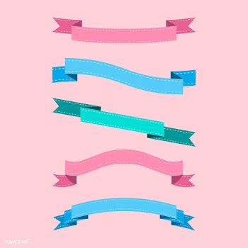 Set of colorful ribbon vectors | Free stock vector - 494792