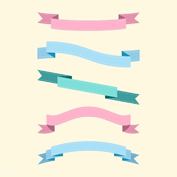 Set of colorful ribbon vectors | Free stock vector - 494793