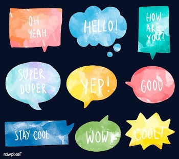 Set of colorful watercolor speech bubbles vec.. | Free stock vector - 473323