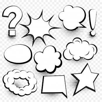 Set of comic speech bubble in cartoon style Free Vector