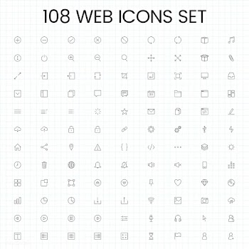 Set of computer icon vectors | Free stock vector - 251808