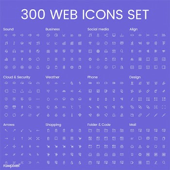 Set of computer icon vectors | Free stock vector - 251814