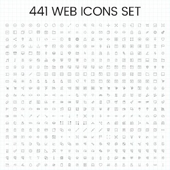 Set of computer icon vectors | Free stock vector - 251815