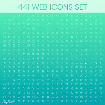 Set of computer icon vectors | Free stock vector - 251817