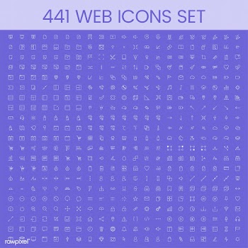 Set of computer icon vectors | Free stock vector - 251822