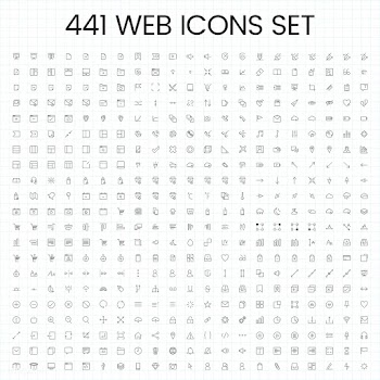 Set of computer icon vectors | Free stock vector - 251827