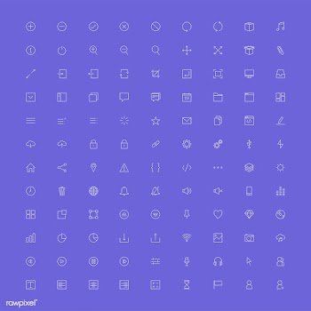 Set of computer icon vectors | Free stock vector - 251828