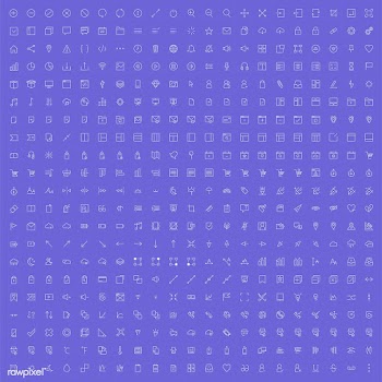 Set of computer icon vectors | Free stock vector - 251833